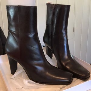 Charles David Boots / Booties - Dark brown leather